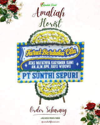 Papan Bunga Duka di Tulin Onsoi